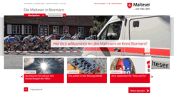Desktop Screenshot of malteser-stormarn.de