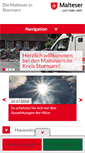 Mobile Screenshot of malteser-stormarn.de